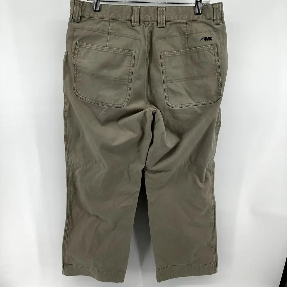Mountain Khakis Teton Twill Pant Classic Western Outdoor Casual Gray Waist 35x30